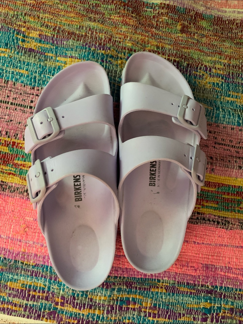 Birkenstock | Arizona Essentials EVA Sandals in lavender / purple